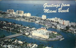 Greetings From Miami Beach Florida Postcard Postcard