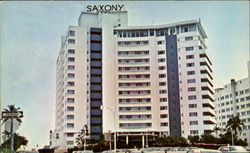 The Saxony, 32nd to 34th Streets Miami Beach, FL Postcard Postcard