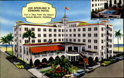 Joe Sperling's Edward Hotel, 10th St. and Collins Ave Miami Beach, FL Postcard Postcard