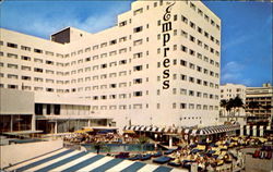 The Empress Hotel Pool Cabana Club Miami Beach, FL Postcard Postcard