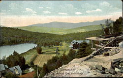 Leadmine Pond And Cottage Gorham, NH Postcard Postcard