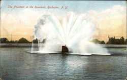 The Fountain At The Reservoir Postcard