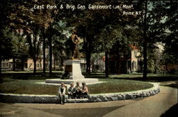 East Park & Brig. Gen. Ganseyoort Mont Postcard