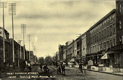 West Dominick Street Looking West Postcard