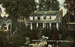 Chauncey Olcott's Cottage Saratoga Springs, NY Postcard Postcard