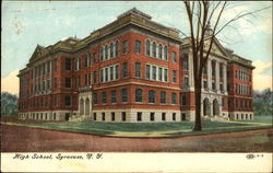 High School Syracuse, NY Postcard Postcard