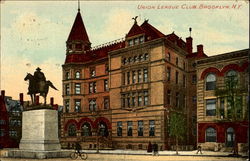 Union League Club Brooklyn, NY Postcard Postcard