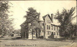 Morgan Hall, Well College Aurora, NY Postcard Postcard