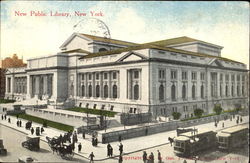 New Public Library Postcard