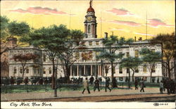 City Hall New York, NY Postcard Postcard