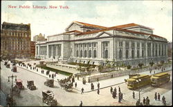 New Public Library Postcard