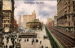 Herald Square New York, NY Postcard Postcard