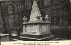 Tomb Of Alexander Hamilton Trinity Church New York, NY Postcard Postcard