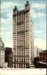 Park Row Building Postcard