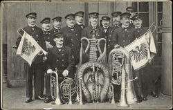 German (?) Band Postcard