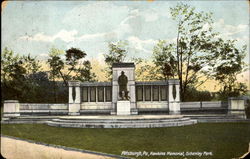 Hawkins Memorial, Schenley Park Postcard