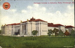 Carnegie Library In Schenley Park Pittsburgh, PA Postcard Postcard