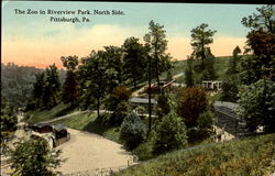 The Zoo In Riverview Park Pittsburgh, PA Postcard Postcard