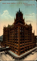 Broad Street Station, P. R. R. Station Postcard