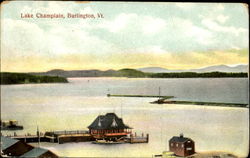 Lake Champlain Burlington, VT Postcard Postcard