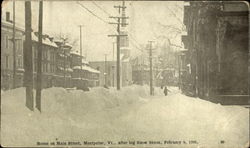 Scene On Main Street Postcard