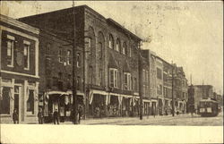 Main Street St. Albans, VT Postcard Postcard