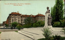 Gollins Monument And Hotel Somerset Postcard