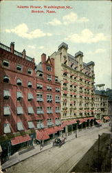 Adams House, Washington Street Postcard