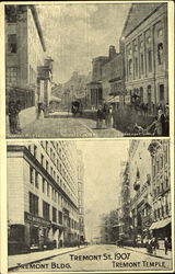 Tremont Street 1907 Postcard