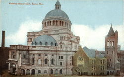 Christian Science Church Boston, MA Postcard Postcard