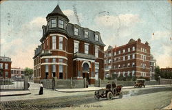 Main Entrance And Nurses Home City Hospital Boston, MA Postcard Postcard