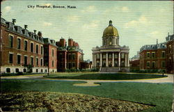 City Hospital Boston, MA Postcard Postcard