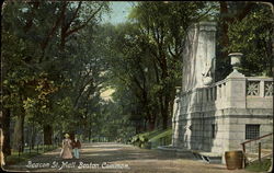 Beacon St. Mall Boston, MA Postcard Postcard