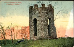 Tower In Franklin Park Postcard