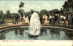 Venus At Bath, Public Gardens Boston, MA Postcard Postcard