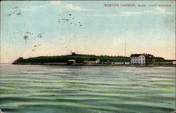 Fort Warren, Boston Harbor Postcard