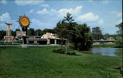 The Rainbow Motel Swimming Pool, Rt. 21 West Richfield Cleveland, OH Postcard Postcard