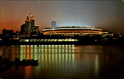 Cincinnati Riverfront Stadium Postcard