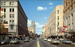 Downtown View Akron, OH Postcard Postcard