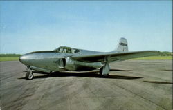 Bell P-59B Airacomet Fighter Postcard