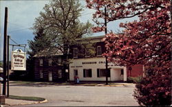 Entrance To Muskingum College New Concord, OH Postcard Postcard