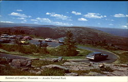 Summit Of Cadillac Mountain, Acadia National Park Postcard