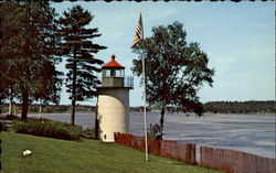 Whitlocks Mill Light Calais, ME Postcard Postcard