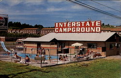 Interstate Campground Postcard