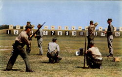 At The Rifle Range Parris Island, SC Postcard Postcard