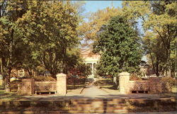 Entrance To Anderson College South Carolina Postcard Postcard