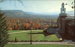 View From Hartwick College Campus Oneonta, NY Postcard Postcard