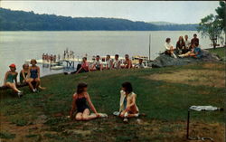 Greetings From Candlewood Lake New Fairfield, CT Postcard Postcard