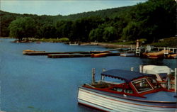 Lake Marine Base, Candlewood Isle Danbury, CT Postcard Postcard