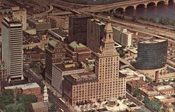 Constitution Plaza Hartford, CT Postcard Postcard